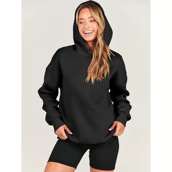 imageANRABESS Womens Oversized Hoodies Fleece Hooded Sweatshirts Casual Long Sleeve Pullover Loose 2023 Fall ClothesBlack