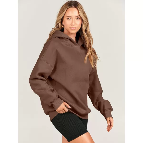 imageANRABESS Womens Oversized Hoodies Fleece Hooded Sweatshirts Casual Long Sleeve Pullover Loose 2023 Fall ClothesCoffee