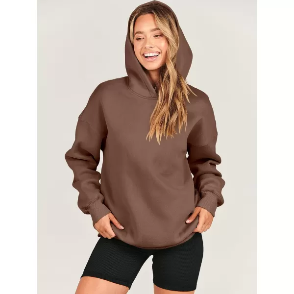 imageANRABESS Womens Oversized Hoodies Fleece Hooded Sweatshirts Casual Long Sleeve Pullover Loose 2023 Fall ClothesCoffee