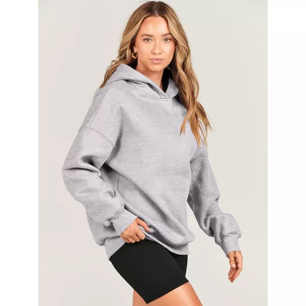 imageANRABESS Womens Oversized Hoodies Fleece Hooded Sweatshirts Casual Long Sleeve Pullover Loose 2023 Fall ClothesLight Grey