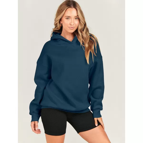 imageANRABESS Womens Oversized Hoodies Fleece Hooded Sweatshirts Casual Long Sleeve Pullover Loose 2023 Fall ClothesNavy Blue