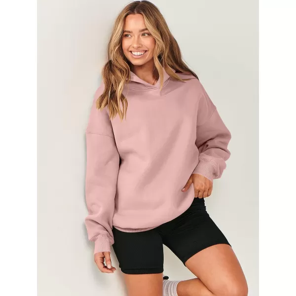 imageANRABESS Womens Oversized Hoodies Fleece Hooded Sweatshirts Casual Long Sleeve Pullover Loose 2023 Fall ClothesPink