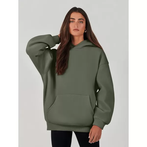 imageANRABESS Womens Oversized Hoodies Fleece Sweatshirts Long Sleeve Hooded Pullover Winter Clothes with PocketArmy Green