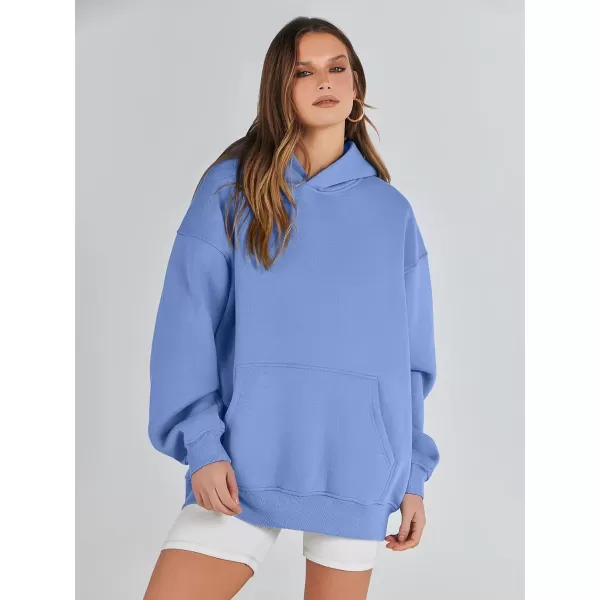 imageANRABESS Womens Oversized Hoodies Fleece Sweatshirts Long Sleeve Hooded Pullover Winter Clothes with PocketBlue