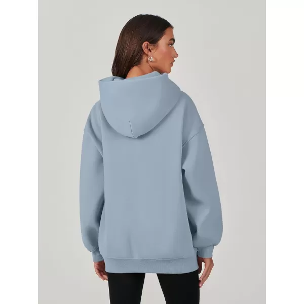 imageANRABESS Womens Oversized Hoodies Fleece Sweatshirts Long Sleeve Hooded Pullover Winter Clothes with PocketGrey Blue
