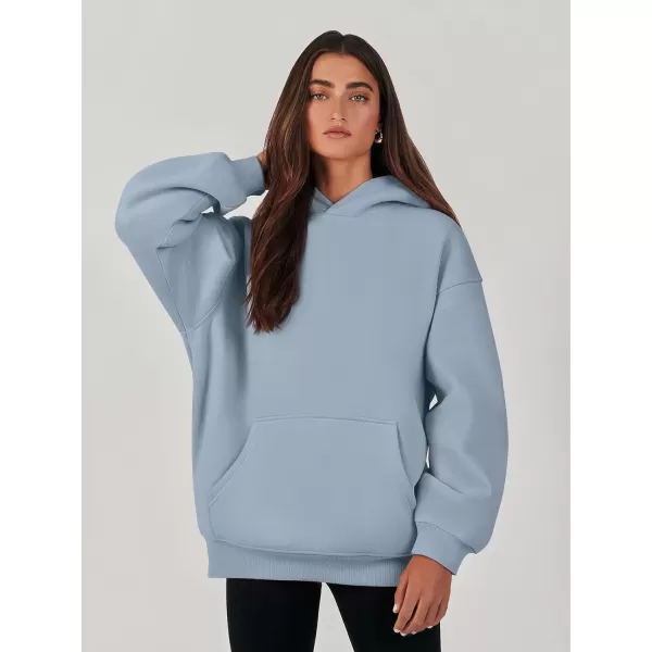 imageANRABESS Womens Oversized Hoodies Fleece Sweatshirts Long Sleeve Hooded Pullover Winter Clothes with PocketGrey Blue