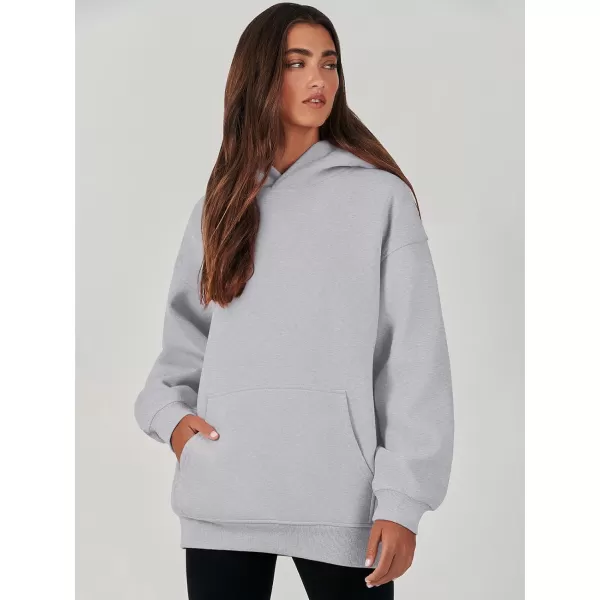 imageANRABESS Womens Oversized Hoodies Fleece Sweatshirts Long Sleeve Hooded Pullover Winter Clothes with PocketLight Grey