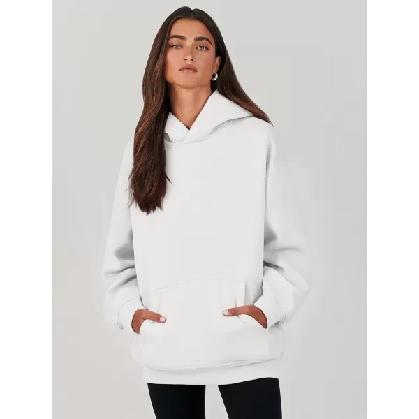 imageANRABESS Womens Oversized Hoodies Fleece Sweatshirts Long Sleeve Hooded Pullover Winter Clothes with PocketWhite