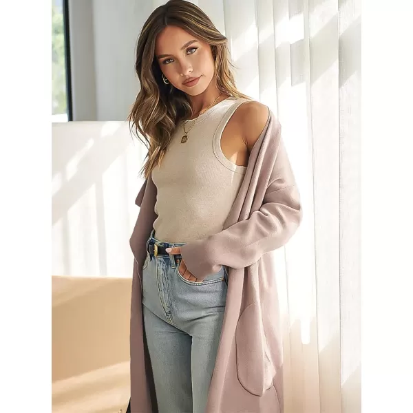 imageANRABESS Womens Oversized Lightweight Cardigan Long Warm Wool Coat Soft Coatigan Long Sleeve Sweaters OutwearKhaki