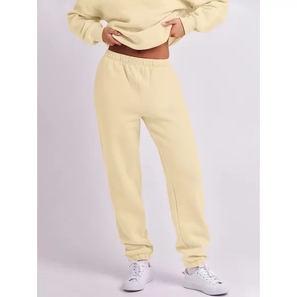 imageANRABESS Womens Oversized Long Sleeve Lounge Sets Casual Top and Pants 2 Piece Outfits Sweatsuit with Pockets13apricot2