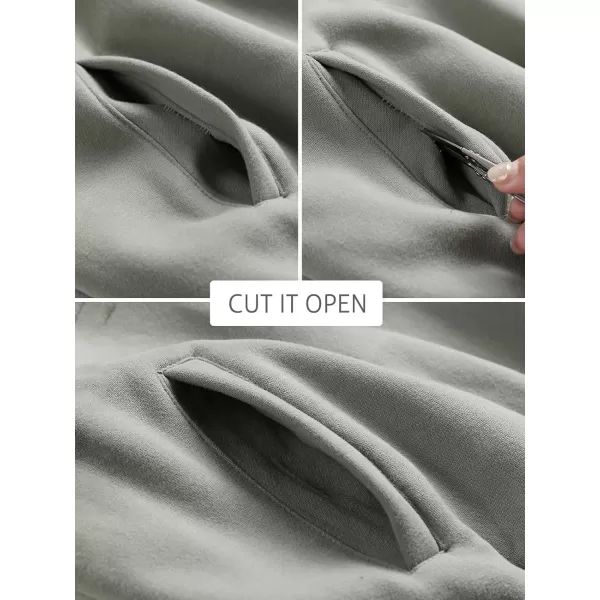 imageANRABESS Womens Oversized Quarter Zip Sweatshirt Long Sleeve Drop Shoulder Pullover Fleece Half Zip Hoodie Fall ClothesPink