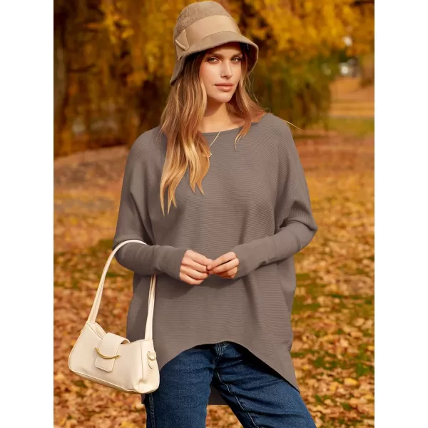 imageANRABESS Womens Oversized Sweater Casual Boat Neck Long Batwing Sleeve Asymmetric Hem Knit Slouchy Jumper Tunic TopsANRABESS Womens Oversized Sweater Casual Boat Neck Long Batwing Sleeve Asymmetric Hem Knit Slouchy Jumper Tunic Tops