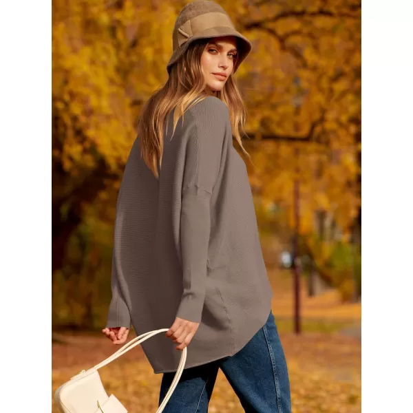 imageANRABESS Womens Oversized Sweater Casual Boat Neck Long Batwing Sleeve Asymmetric Hem Knit Slouchy Jumper Tunic TopsANRABESS Womens Oversized Sweater Casual Boat Neck Long Batwing Sleeve Asymmetric Hem Knit Slouchy Jumper Tunic Tops