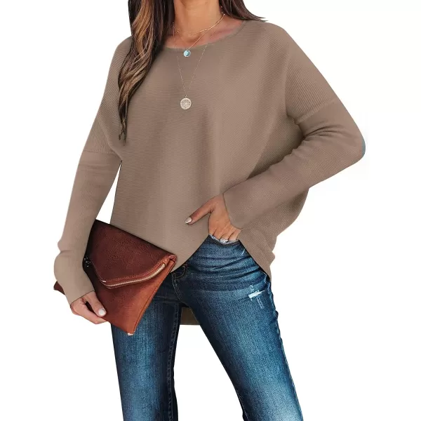 imageANRABESS Womens Oversized Sweater Casual Boat Neck Long Batwing Sleeve Asymmetric Hem Knit Slouchy Jumper Tunic TopsANRABESS Womens Oversized Sweater Casual Boat Neck Long Batwing Sleeve Asymmetric Hem Knit Slouchy Jumper Tunic Tops