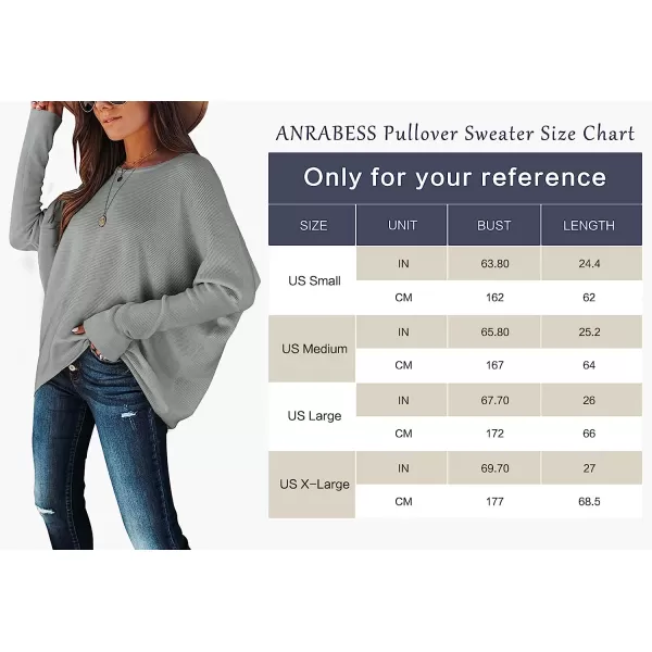 imageANRABESS Womens Oversized Sweater Casual Boat Neck Long Batwing Sleeve Asymmetric Hem Knit Slouchy Jumper Tunic TopsGrey a
