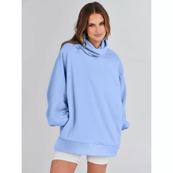 imageANRABESS Womens Oversized Sweatshirt Turtleneck Long Sleeve Casual Loose Fit Pullover Hoodie Tops Pocket 2023 Fall ClothesLight Blue