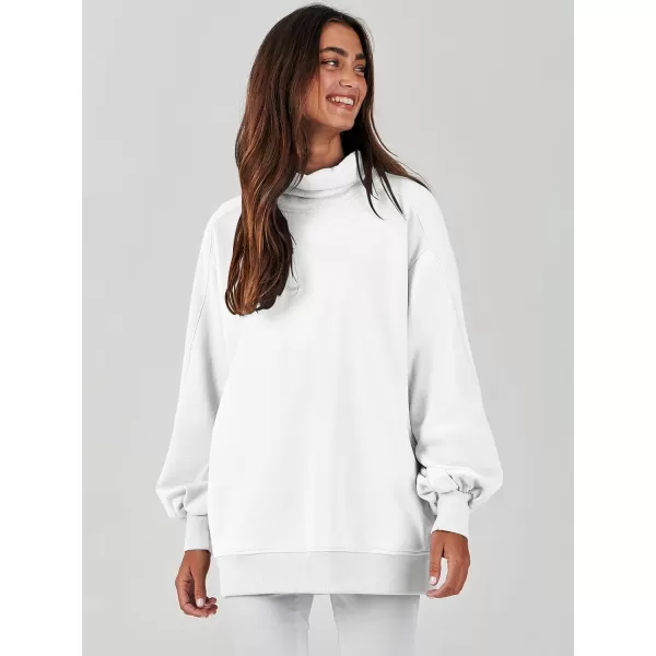 imageANRABESS Womens Oversized Sweatshirt Turtleneck Long Sleeve Casual Loose Fit Pullover Hoodie Tops Pocket 2023 Fall ClothesWhite