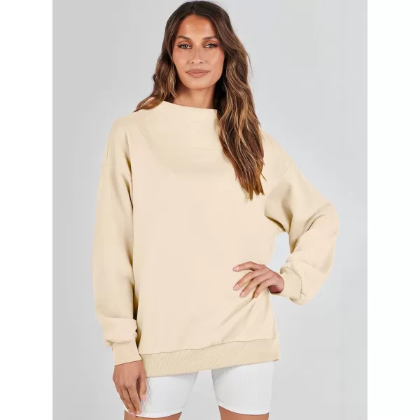 imageANRABESS Womens Oversized Sweatshirts Turtleneck Pullover Long Sleeve Hoodies Tops Fall Outfits 2023 ClothesApricot