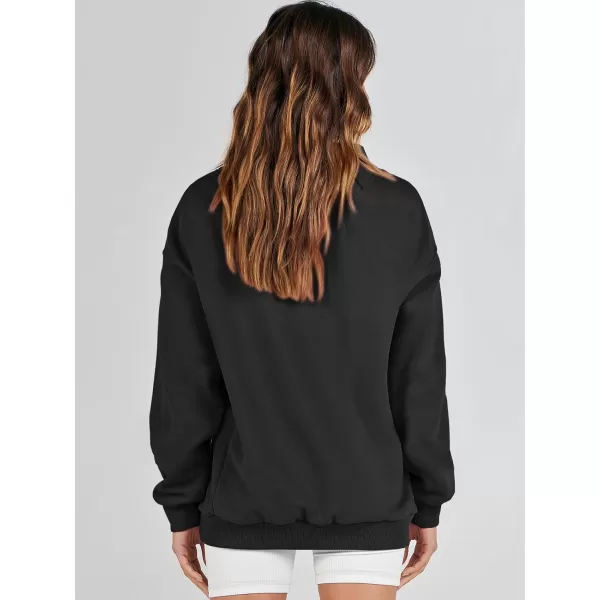 imageANRABESS Womens Oversized Sweatshirts Turtleneck Pullover Long Sleeve Hoodies Tops Fall Outfits 2023 ClothesBlack