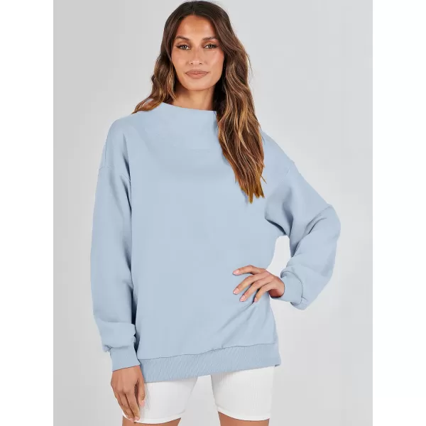 imageANRABESS Womens Oversized Sweatshirts Turtleneck Pullover Long Sleeve Hoodies Tops Fall Outfits 2023 ClothesBlue