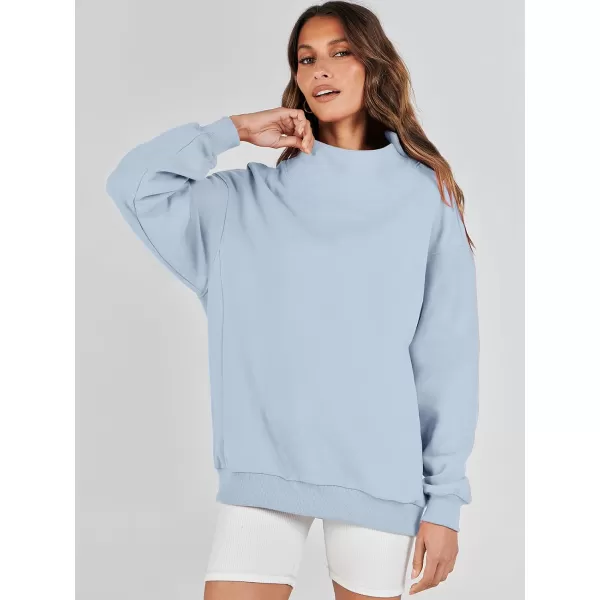 imageANRABESS Womens Oversized Sweatshirts Turtleneck Pullover Long Sleeve Hoodies Tops Fall Outfits 2023 ClothesBlue