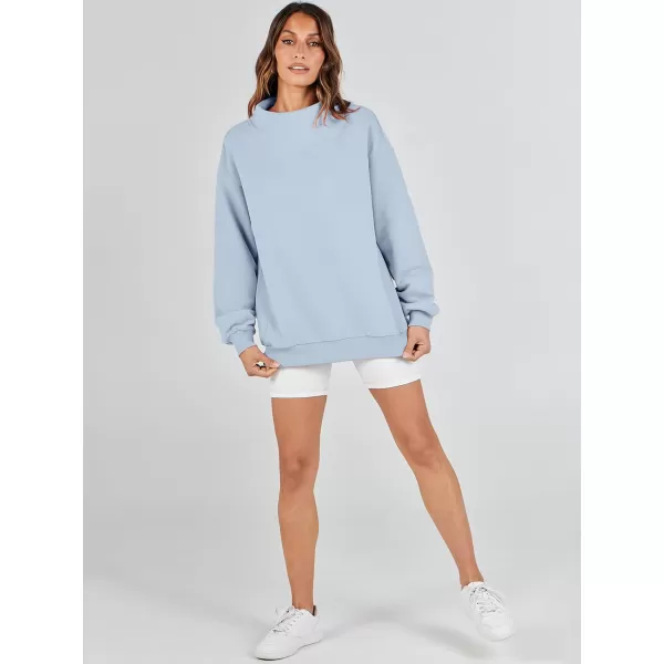imageANRABESS Womens Oversized Sweatshirts Turtleneck Pullover Long Sleeve Hoodies Tops Fall Outfits 2023 ClothesBlue