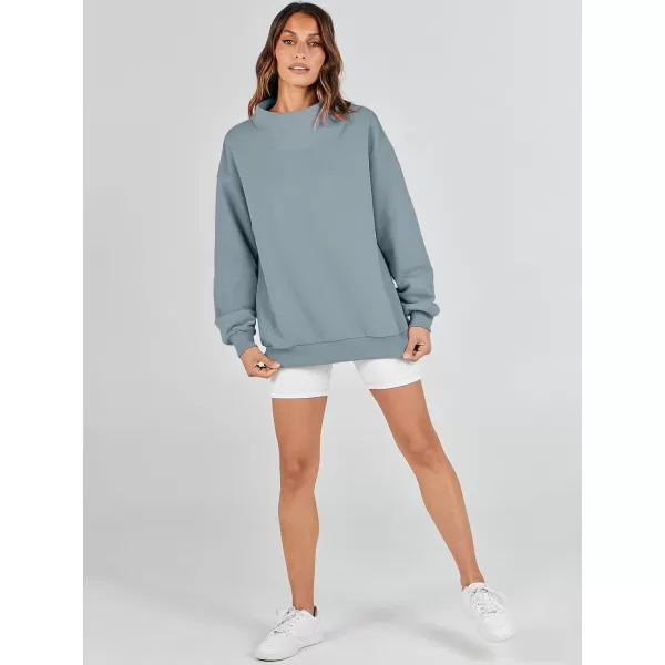 imageANRABESS Womens Oversized Sweatshirts Turtleneck Pullover Long Sleeve Hoodies Tops Fall Outfits 2023 ClothesDeep Blue