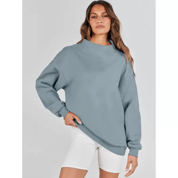 imageANRABESS Womens Oversized Sweatshirts Turtleneck Pullover Long Sleeve Hoodies Tops Fall Outfits 2023 ClothesDeep Blue