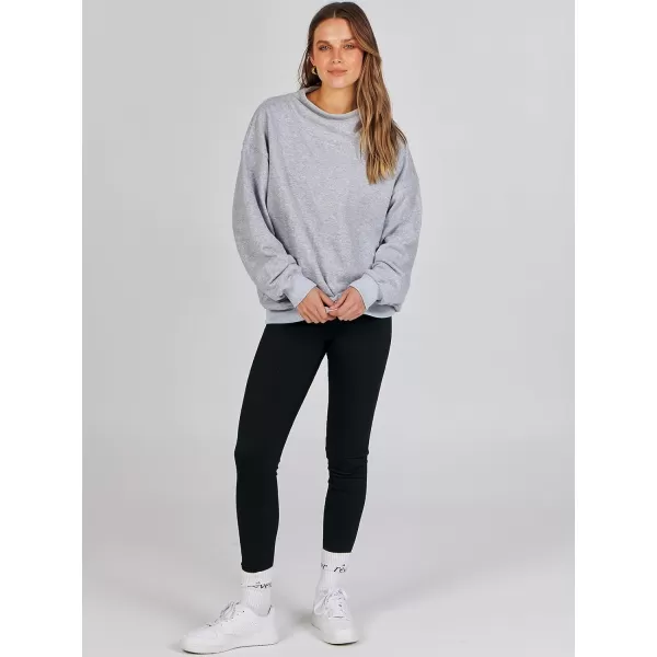 imageANRABESS Womens Oversized Sweatshirts Turtleneck Pullover Long Sleeve Hoodies Tops Fall Outfits 2023 ClothesGray