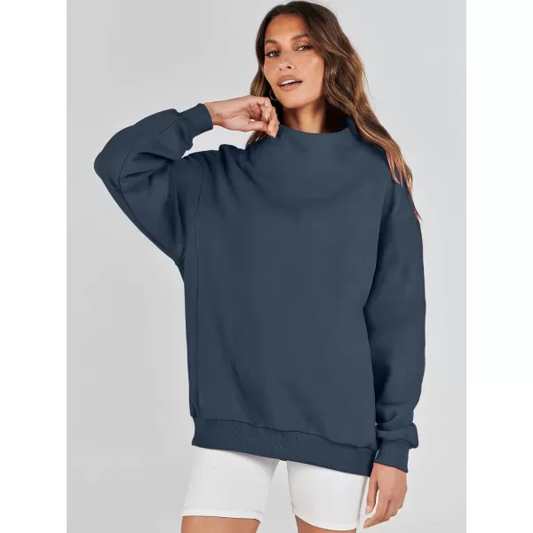 imageANRABESS Womens Oversized Sweatshirts Turtleneck Pullover Long Sleeve Hoodies Tops Fall Outfits 2023 ClothesNavy Blue