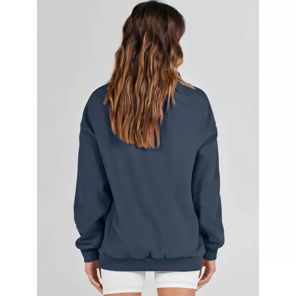 imageANRABESS Womens Oversized Sweatshirts Turtleneck Pullover Long Sleeve Hoodies Tops Fall Outfits 2023 ClothesNavy Blue