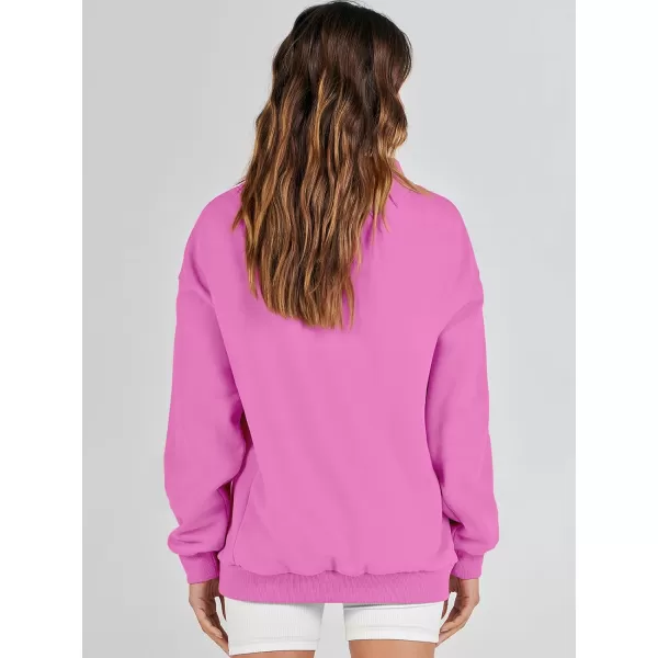 imageANRABESS Womens Oversized Sweatshirts Turtleneck Pullover Long Sleeve Hoodies Tops Fall Outfits 2023 ClothesPink