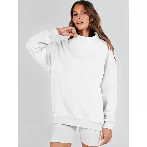imageANRABESS Womens Oversized Sweatshirts Turtleneck Pullover Long Sleeve Hoodies Tops Fall Outfits 2023 ClothesWhite