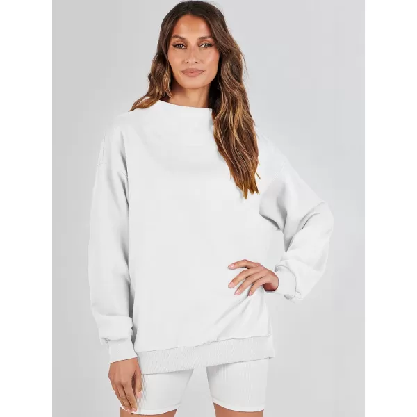 imageANRABESS Womens Oversized Sweatshirts Turtleneck Pullover Long Sleeve Hoodies Tops Fall Outfits 2023 ClothesWhite