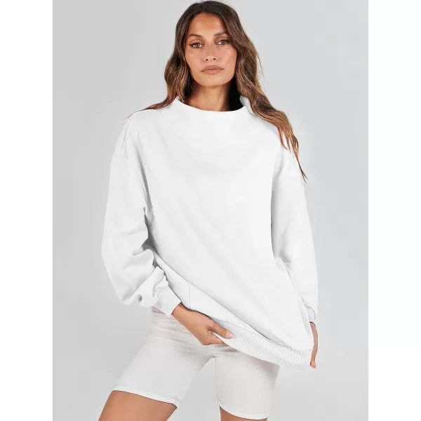 imageANRABESS Womens Oversized Sweatshirts Turtleneck Pullover Long Sleeve Hoodies Tops Fall Outfits 2023 ClothesWhite