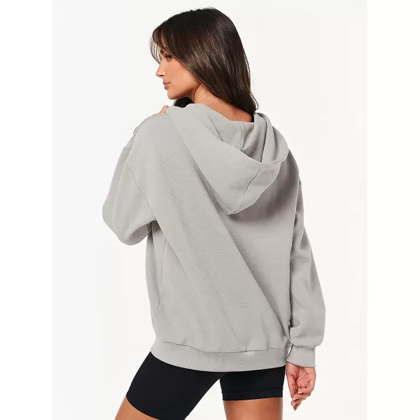 imageANRABESS Womens Oversized Zip Up Hoodies Long Sleeve Fall Casual Sweatshirts Jacket Trendy Y2k Hoodie with PocketGray
