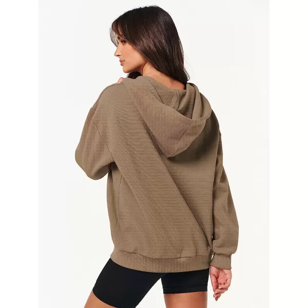 imageANRABESS Womens Oversized Zip Up Hoodies Long Sleeve Fall Casual Sweatshirts Jacket Trendy Y2k Hoodie with PocketKhaki
