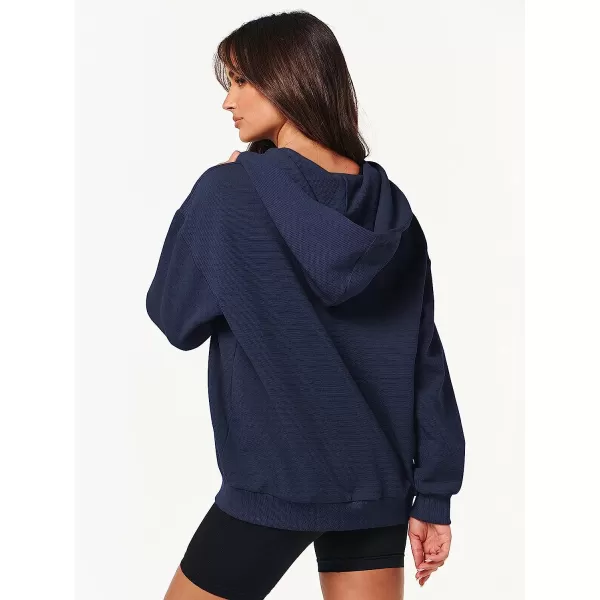 imageANRABESS Womens Oversized Zip Up Hoodies Long Sleeve Fall Casual Sweatshirts Jacket Trendy Y2k Hoodie with PocketNavy Blue
