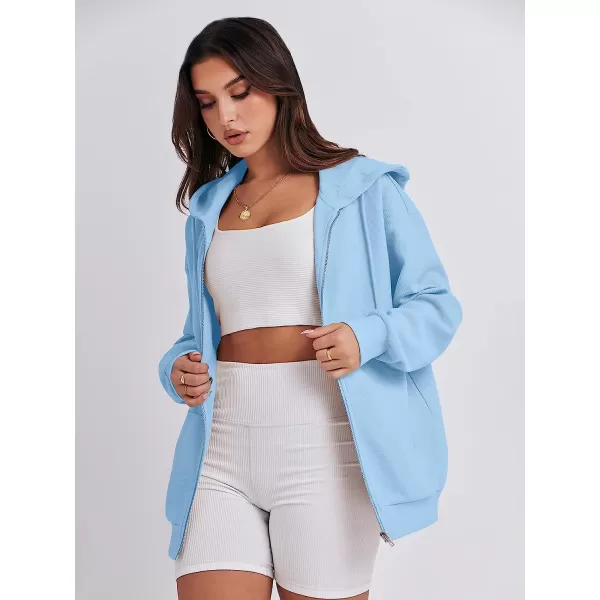 imageANRABESS Womens Oversized Zip Up Hoodies Long Sleeve Fall Casual Sweatshirts Jacket Trendy Y2k Hoodie with PocketSky