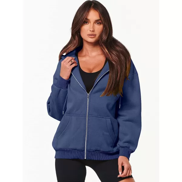 imageANRABESS Womens Oversized Zip Up Hoodies Sweatshirts Y2K Clothes Teen Girl Fall Casual Drawstring Jackets with PocketsNavy Blue