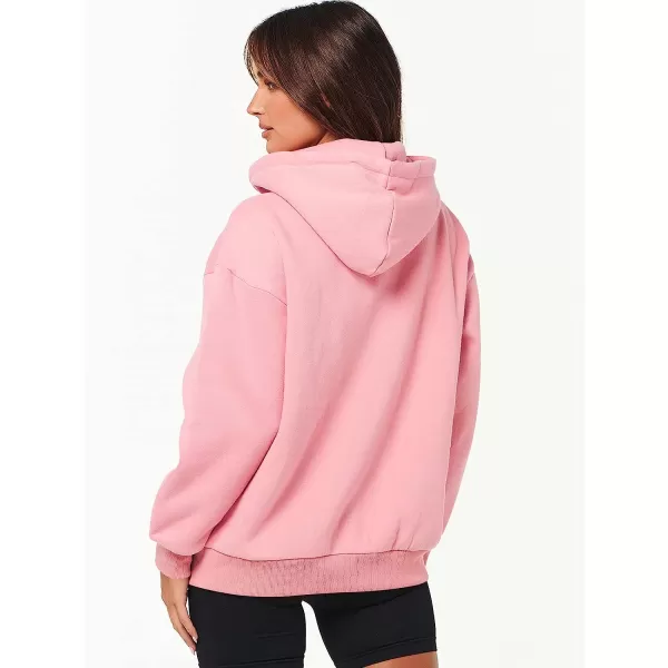imageANRABESS Womens Oversized Zip Up Hoodies Sweatshirts Y2K Clothes Teen Girl Fall Casual Drawstring Jackets with PocketsPink