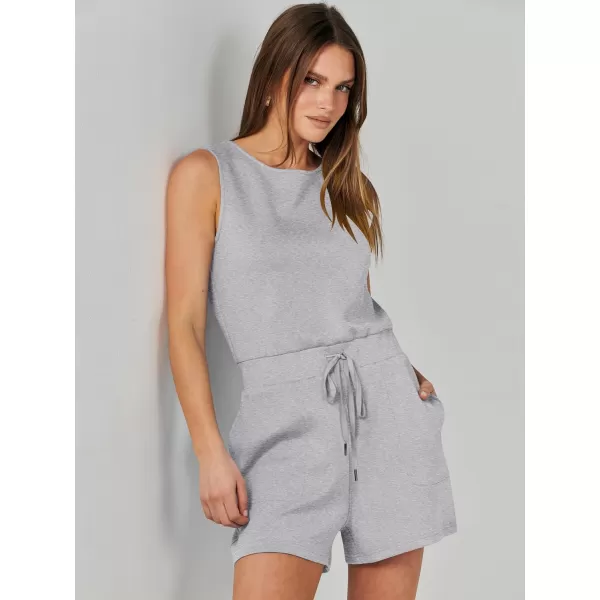 imageANRABESS Womens Rompers 2024 Casual Summer Sleeveless Adjustable Waist Shorts Jumpsuits With Pockets Fashion OutfitsGray