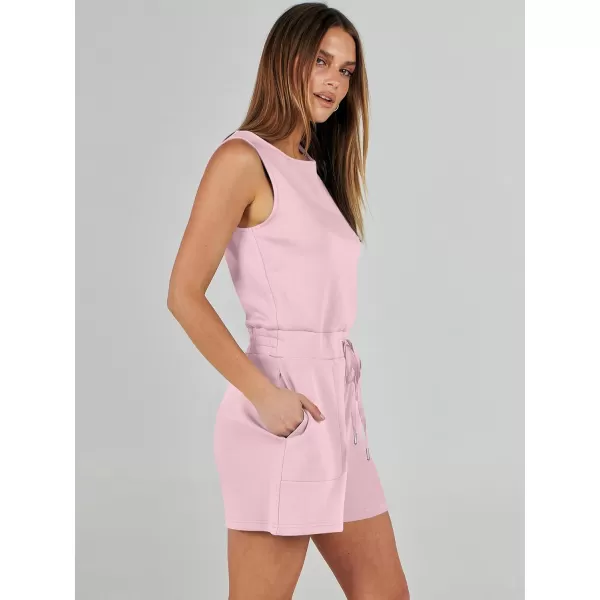 imageANRABESS Womens Rompers 2024 Casual Summer Sleeveless Adjustable Waist Shorts Jumpsuits With Pockets Fashion OutfitsPink