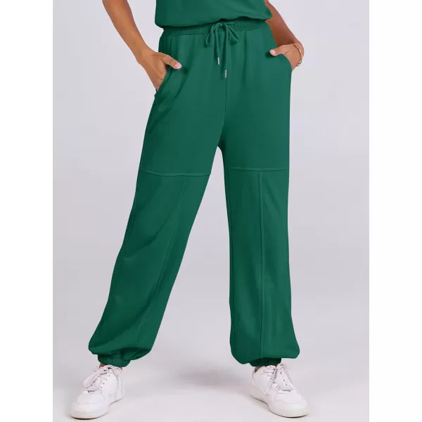imageANRABESS Womens Sleeveless Crewneck Loose Fit Open Back Jumpsuits Outfits One Piece Workout Active Tracksuits SweatsuitsGreen