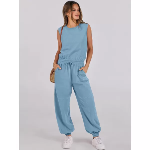 imageANRABESS Womens Sleeveless Crewneck Loose Fit Open Back Jumpsuits Outfits One Piece Workout Active Tracksuits SweatsuitsLake Blue