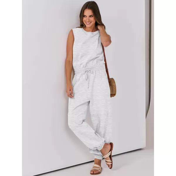 imageANRABESS Womens Sleeveless Crewneck Loose Fit Open Back Jumpsuits Outfits One Piece Workout Active Tracksuits SweatsuitsLight Gray
