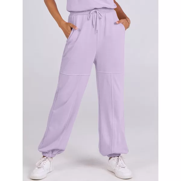 imageANRABESS Womens Sleeveless Crewneck Loose Fit Open Back Jumpsuits Outfits One Piece Workout Active Tracksuits SweatsuitsLight Purple