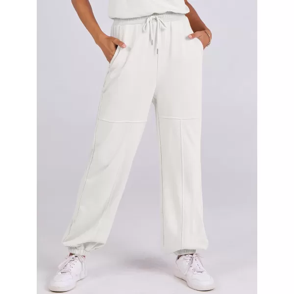 imageANRABESS Womens Sleeveless Crewneck Loose Fit Open Back Jumpsuits Outfits One Piece Workout Active Tracksuits SweatsuitsWhite
