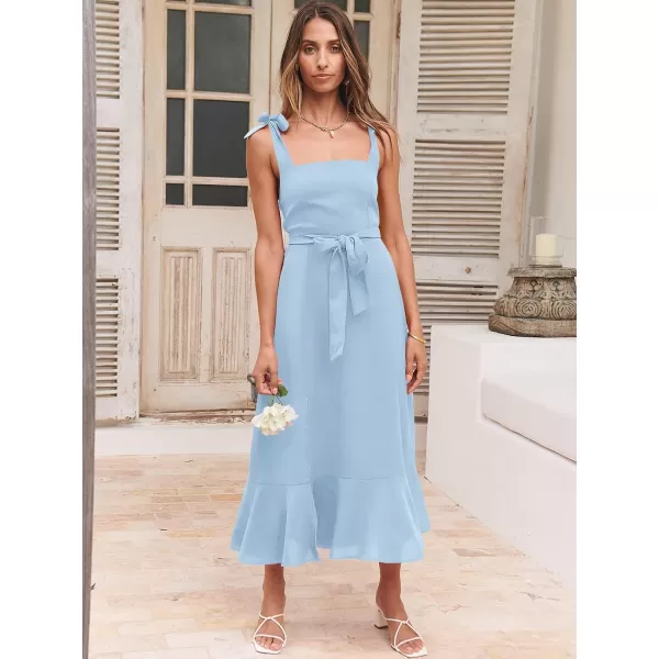 imageANRABESS Womens Square Neck Ruffle Split Midi Formal Summer Dress Elegant Wedding Guest Cocktail Party Bridesmaid DressesLight Blue