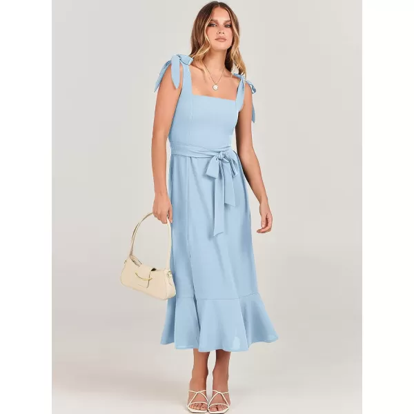 imageANRABESS Womens Square Neck Ruffle Split Midi Formal Summer Dress Elegant Wedding Guest Cocktail Party Bridesmaid DressesLight Blue
